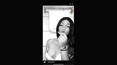 Gf showing boobs with smoking