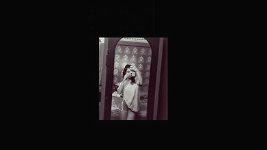 Indian girl recording herself