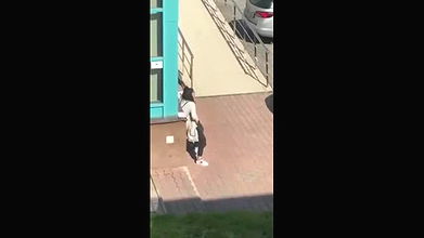 university girl caught masturbating in public stairs