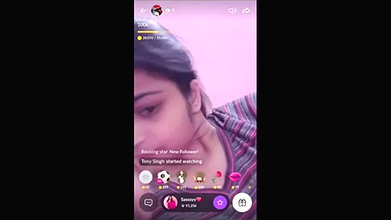 Sasssyy Showing Boobs on  Tango Live  with Face  Lulustreammp