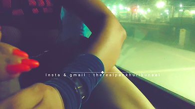 Sexy Wife Pankhuri Showing Boob And Giving Handjob In Running Train