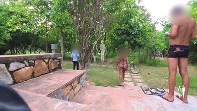 Desi sexy bhabi fun in public place 5