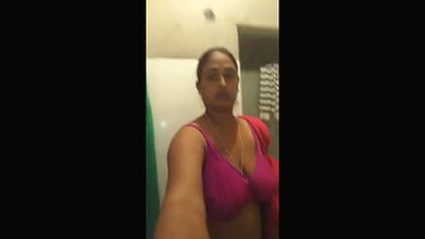 Mallu wearing dress after bath