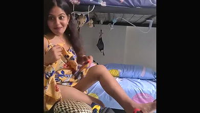 Cute girl before show