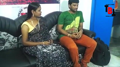 Yummy Telugu Aunty in Sleeveless Blouse Seducing Young Man Hot