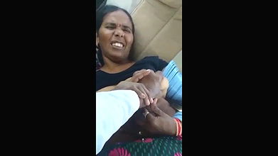 Village mature maid boob press in car by owner