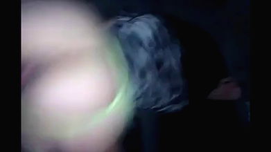 Fucked by a BBC inside the car