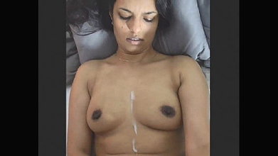 NRI Handjob and Cum on Boobs