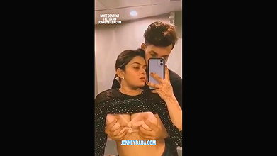 Insta Influencer romance in mall toilet