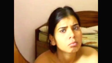 Just an amateur Indian teen chick naked with hairy pussy