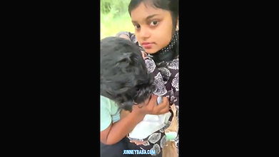 Park kissing desi couple