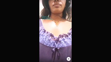 Tamil wife Sailaja shows boobs and big ass viral live