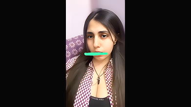 Young Girl is Vapping and Showing Big Boobs