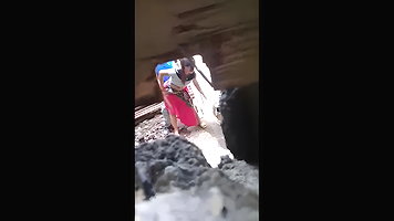 cheatinf Desi Wife outdoor sex
