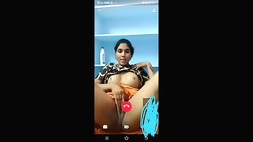 pussy rubbing video call