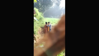 desparate couple outdoor sex