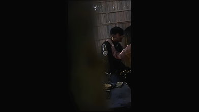 lovers in restaurant having romance and GF sucking dick