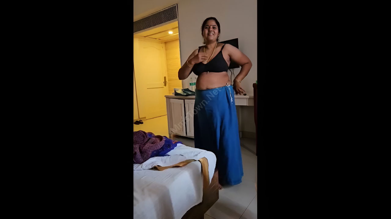 Tamil Aunty Changing Clothes Nude Captured In Hotel Clear Talking 2