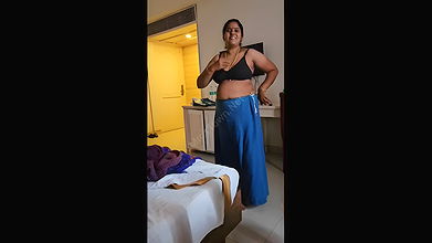 Tamil Aunty Changing Clothes Nude Captured In Hotel Clear Talking 2