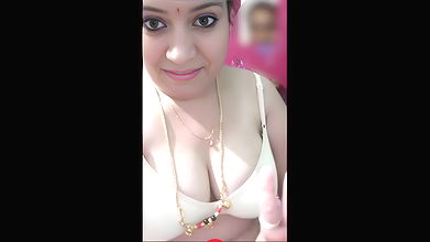 Indian wife WhatsApp video call with her secret lover