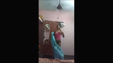 cute slim girl dress remove one by one nude