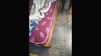 tamil old aunty after bath