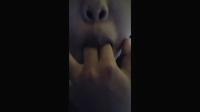 horny desi suck fingers herself