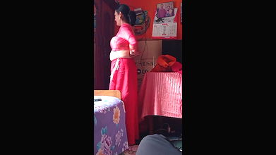 Tanker Mom Changing Clothes In Front Of Her Son 003