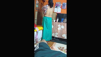 Tanker Mom Changing Clothes In Front Of Her Son 005