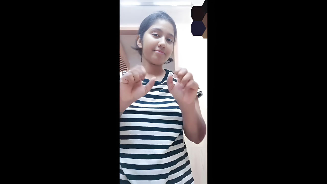 cute girl showing her assets on vc