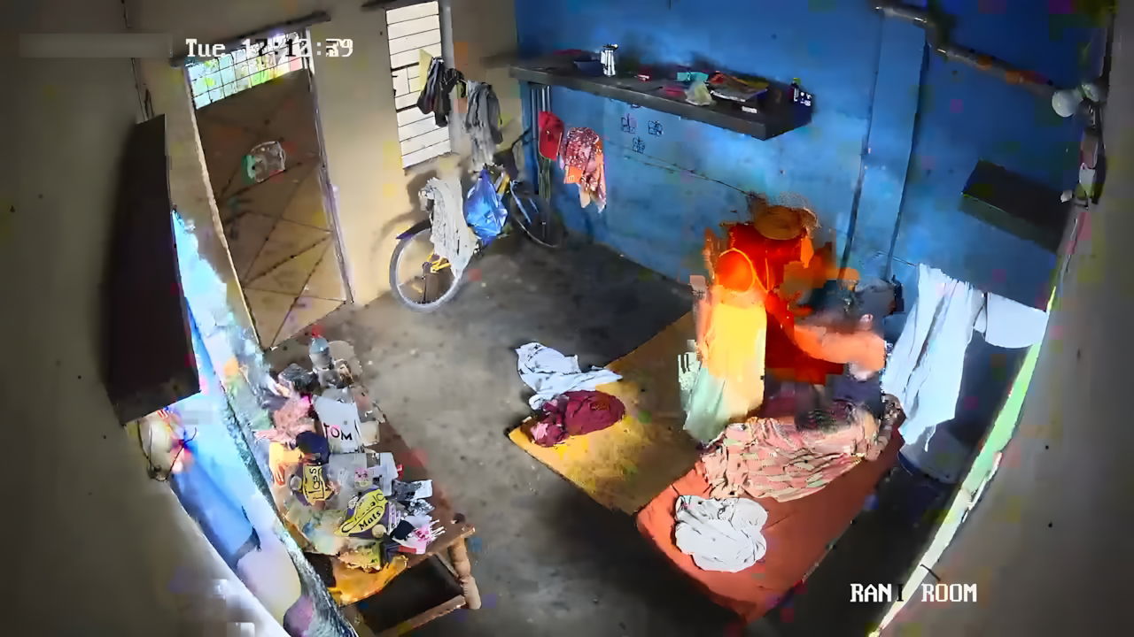 Tamil Wife Changing Clothes With Her Husband Help 1