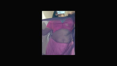 Hot Navel stretch marks Aunty