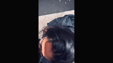 Horny Babe Outdoor Giving Blowjob