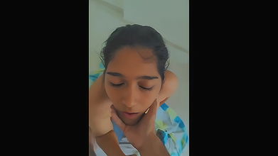 Cute Girlfriend Giving Blowjob  Handjob while Getting Slapped