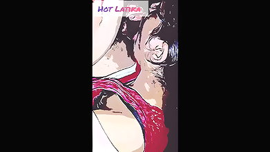 Latika ne mera pura land chus liya or Dirty talking hindi me maja aa gya