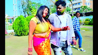 Busty Aaradhya big boobs pressed