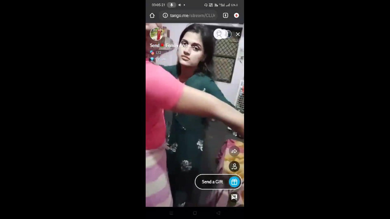 Young Indian couple livecam sex in standing position