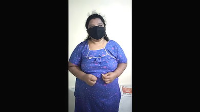 Akka wearing nighty and hot video