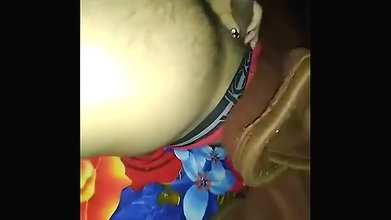 Married wife sucking friends dick with full interest