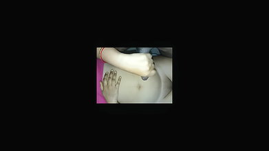 Pink bra wife blow job with single hand