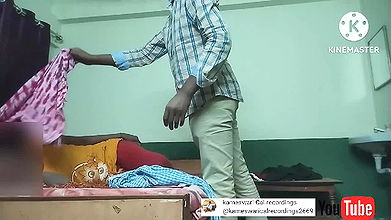 Hyd Telugu Lovers In Oyo room, romance & sucking introduction part with voice & English sub-titles