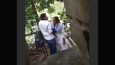 Desi collage lover Outdoor fucking
