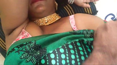 Housewife in green saree 12160710