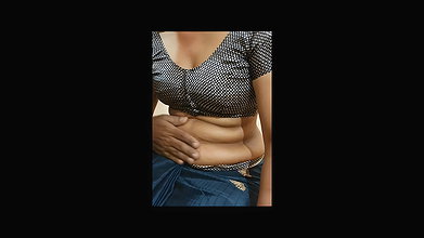 Satin silk saree super sexy aunty slow motion