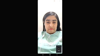 cute girlfriend video call to lover shows big boobs