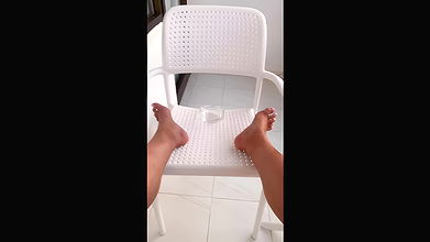 WildEnglishBBW rubbing fat pussy on my balcony