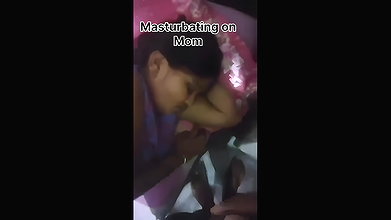 Masturbation on mommyy