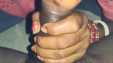 Hand job mouth