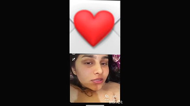 GF showing pink pussy on video call