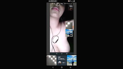 GF nude video call sex chat recorded by lover
